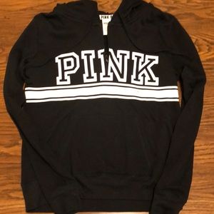 Victoria’s Secret Pink Half Zip Hoodie, Small